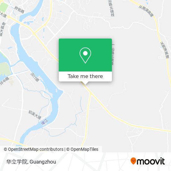 华立学院 map