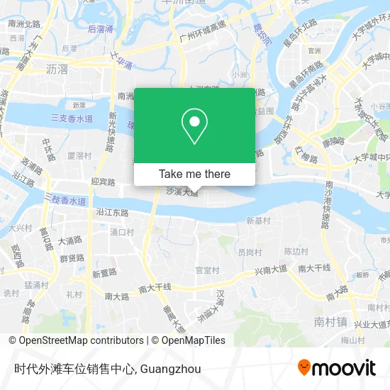 时代外滩车位销售中心 map