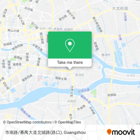 市南路/番禺大道北辅路(路口) map