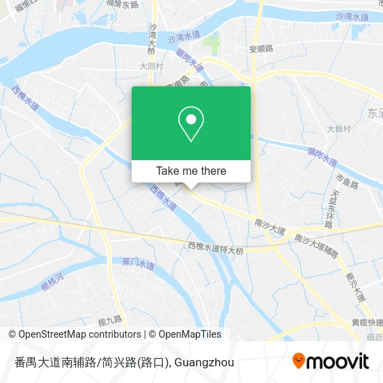 番禺大道南辅路/简兴路(路口) map
