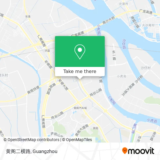黄阁二横路 map