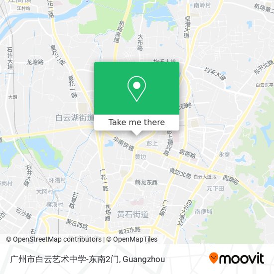 广州市白云艺术中学-东南2门 map