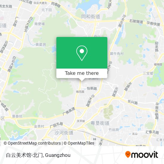 白云美术馆-北门 map