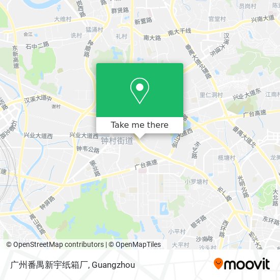 广州番禺新宇纸箱厂 map