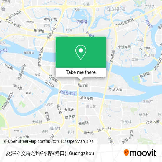 夏滘立交桥/沙窖东路(路口) map