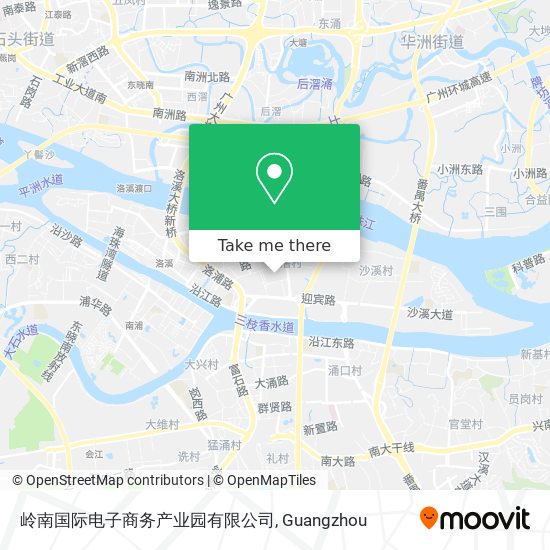 岭南国际电子商务产业园有限公司 map