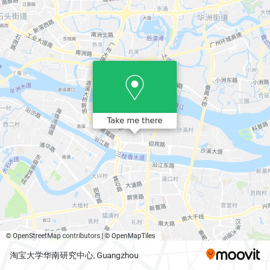淘宝大学华南研究中心 map