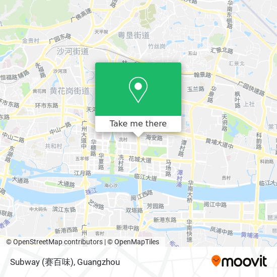 Subway (赛百味) map