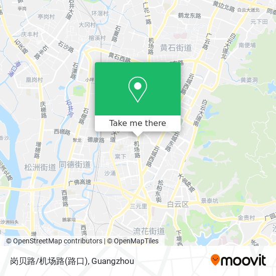 岗贝路/机场路(路口) map