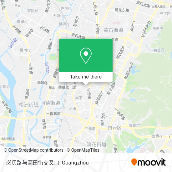 岗贝路与高田街交叉口 map