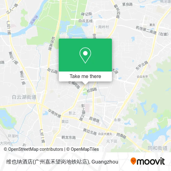 维也纳酒店(广州嘉禾望岗地铁站店) map