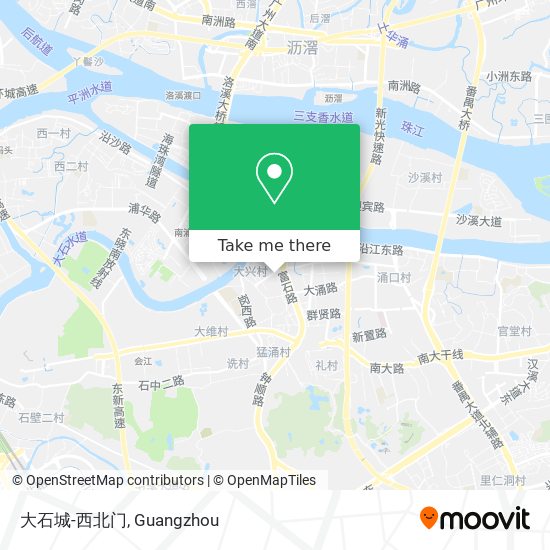 大石城-西北门 map