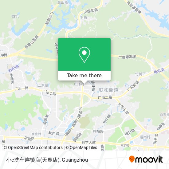 小c洗车连锁店(天鹿店) map
