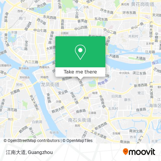 江南大道 map