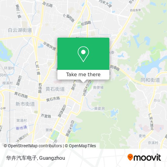 华卉汽车电子 map