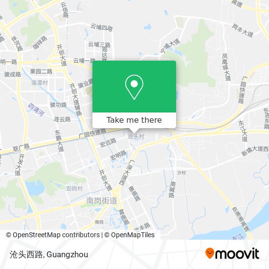沧头西路 map