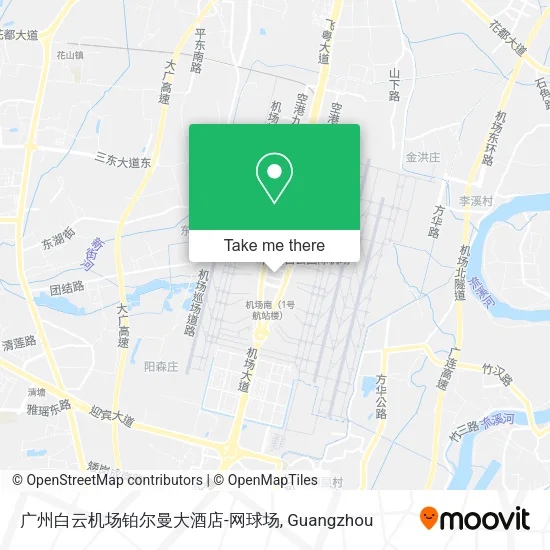广州白云机场铂尔曼大酒店-网球场 map
