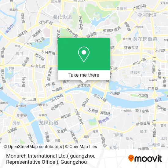 Monarch International Ltd.( guangzhou Representative Office ) map