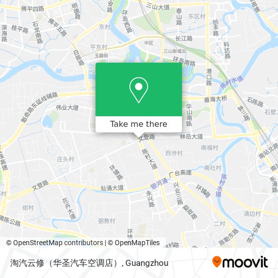 淘汽云修（华圣汽车空调店） map