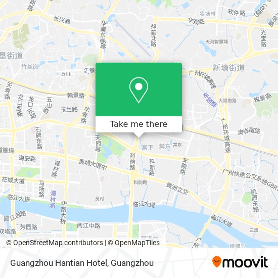 Guangzhou Hantian Hotel map
