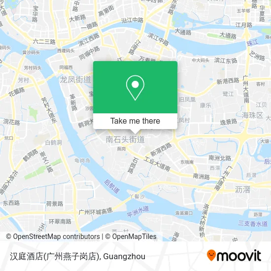汉庭酒店(广州燕子岗店) map