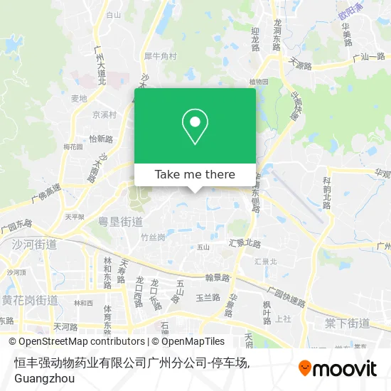 恒丰强动物药业有限公司广州分公司-停车场 map