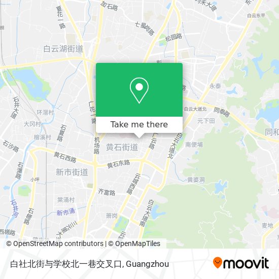 白社北街与学校北一巷交叉口 map