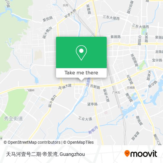 天马河壹号二期·帝景湾 map