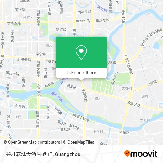 碧桂花城大酒店-西门 map