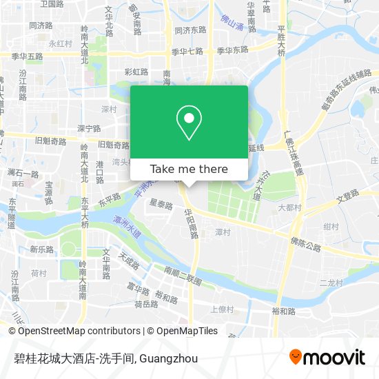 碧桂花城大酒店-洗手间 map