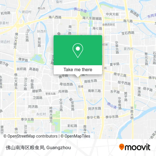佛山南海区粮食局 map