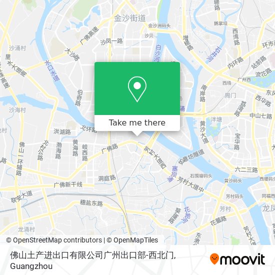 佛山土产进出口有限公司广州出口部-西北门 map