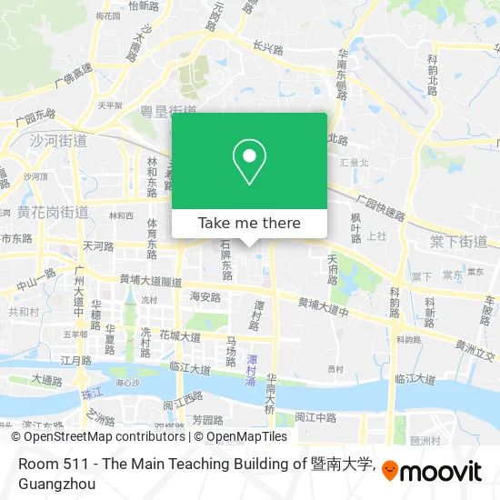 Room 511 - The Main Teaching Building of 暨南大学 map