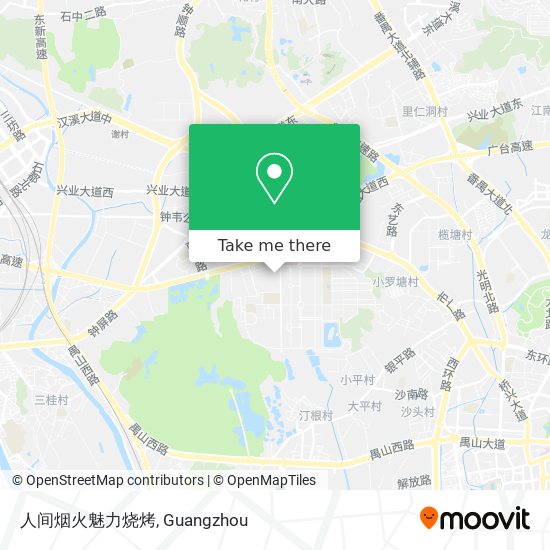 人间烟火魅力烧烤 map