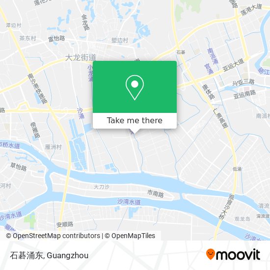 石碁涌东 map