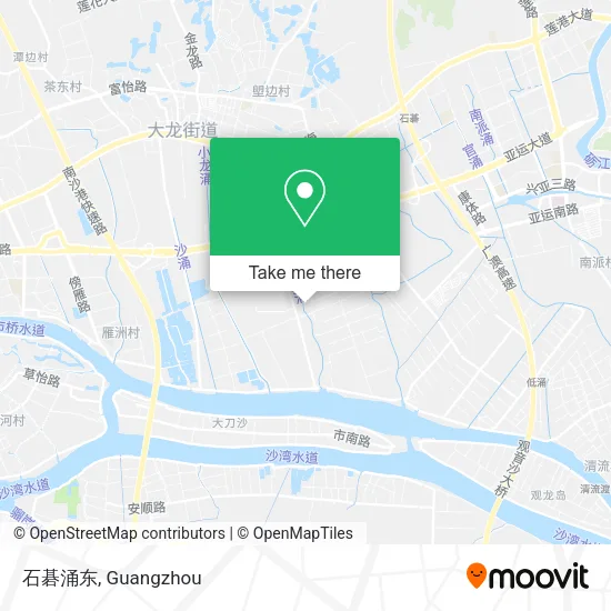 石碁涌东 map