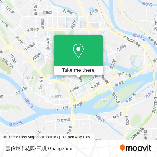 嘉信城市花园-三期 map
