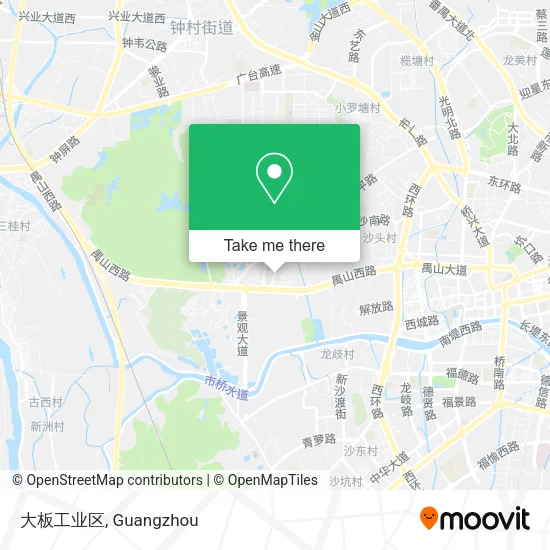 大板工业区 map