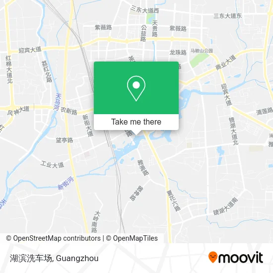 湖滨洗车场 map