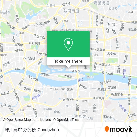 珠江宾馆-办公楼 map