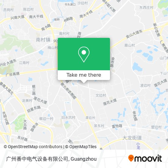 广州番中电气设备有限公司 map