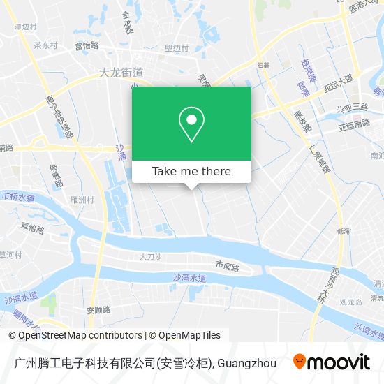 广州腾工电子科技有限公司(安雪冷柜) map