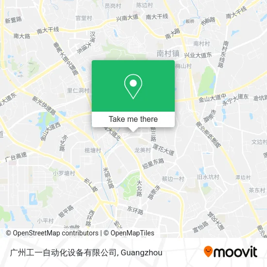 广州工一自动化设备有限公司 map