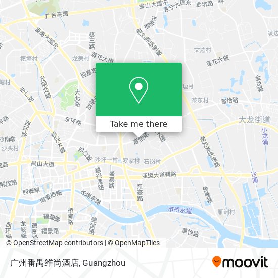 广州番禺维尚酒店 map