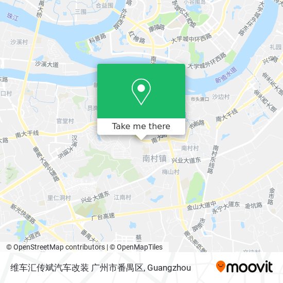 维车汇传斌汽车改装 广州市番禺区 map