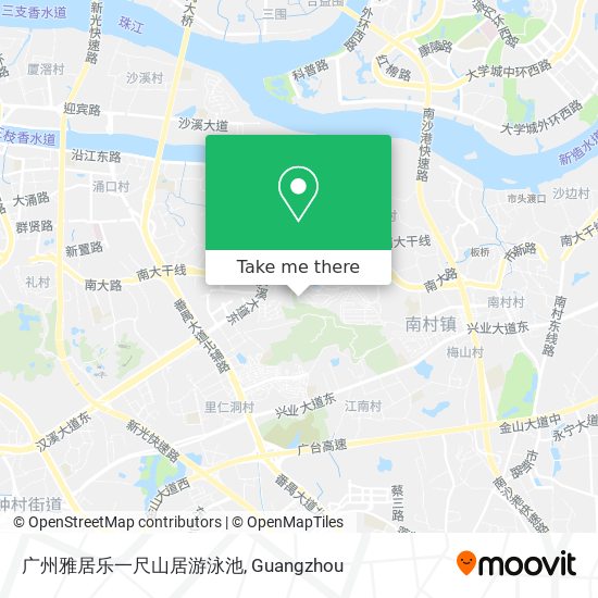 广州雅居乐一尺山居游泳池 map