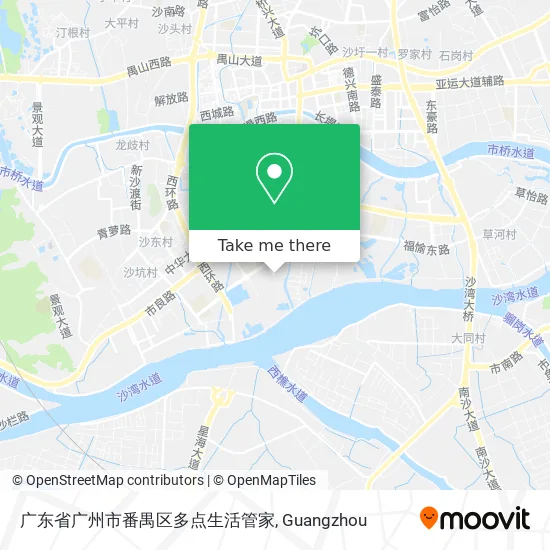 广东省广州市番禺区多点生活管家 map