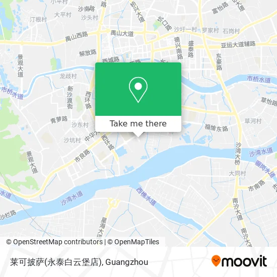 莱可披萨(永泰白云堡店) map