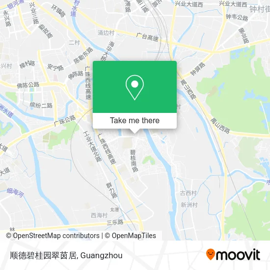 顺德碧桂园翠茵居 map