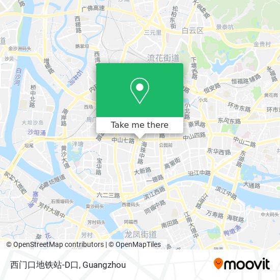 西门口地铁站-D口 map